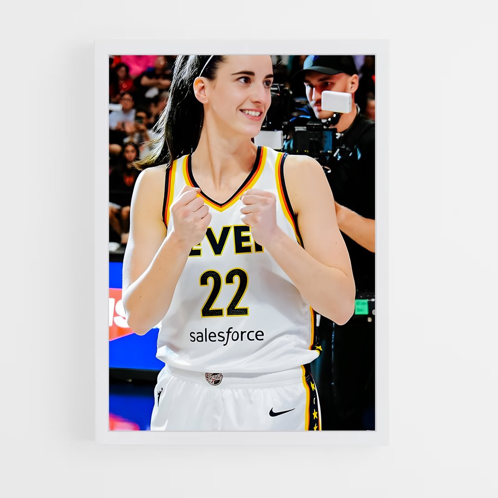 Poster Caitlin clark représentée – affiche Basketball (vue 3)